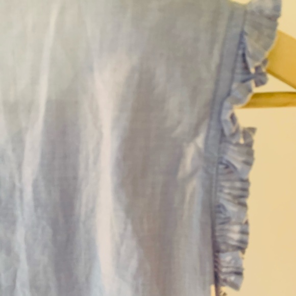 J CREW | Ruffle detail Sleeveless Blouse - Picture 10 of 11